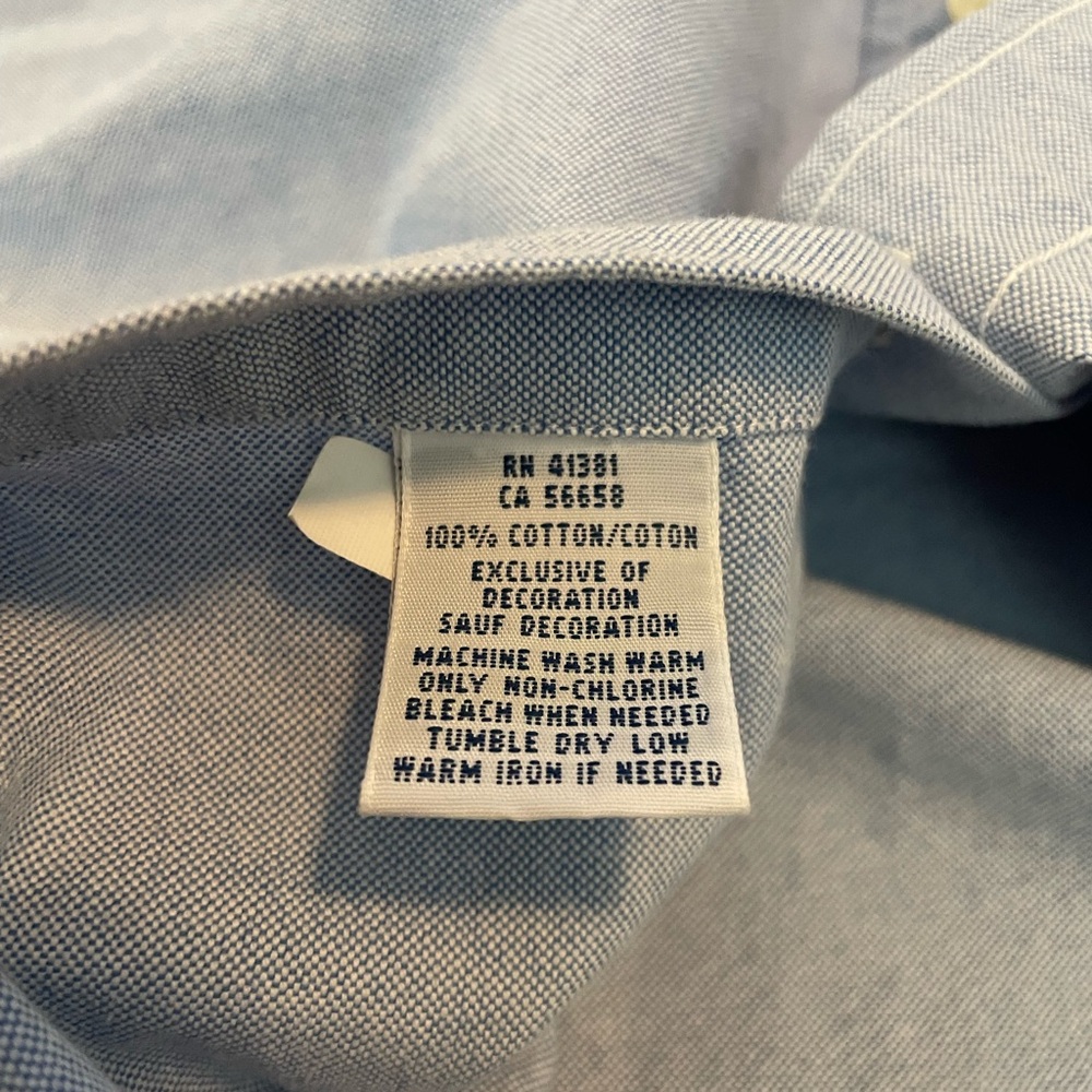 Ralph Lauren Short Sleeve Oxford Button Up Shirt - Picture 6 of 6